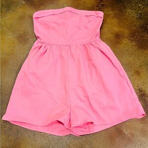 Cute Pink Romper!  Never Worn. Size Medium. Brand New / no tags / Mayblanc